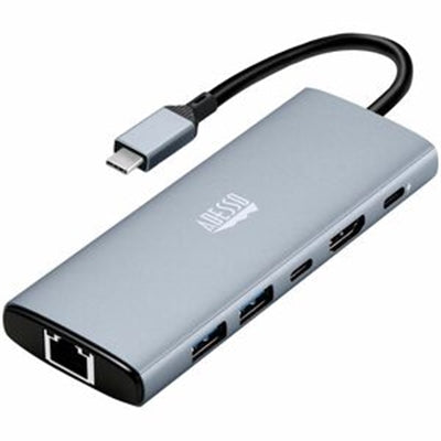 Adesso AUH-4035 7 in 1 Docking Station, Supports USB C to x1 4K HDMI, 3x USB-A 3.2, 1x PD, 1x Micro SD, 1x SD Card Adesso AUH-4035 7 in 1 Docking Station, Supports USB C to x1 4K HDMI, 3x USB-A 3.2, 1x PD, 1x Micro SD, 1x SD Card